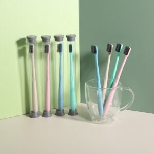 High Quality Soft Bristle Wheat Straw Toothbrush Hotel Dental Kit