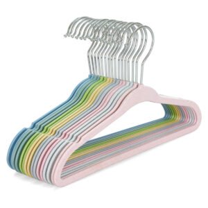Dry Wet Super Lightweight Hangers Eco Friendly Wheat Straw Baby Clothes Hangers Kids